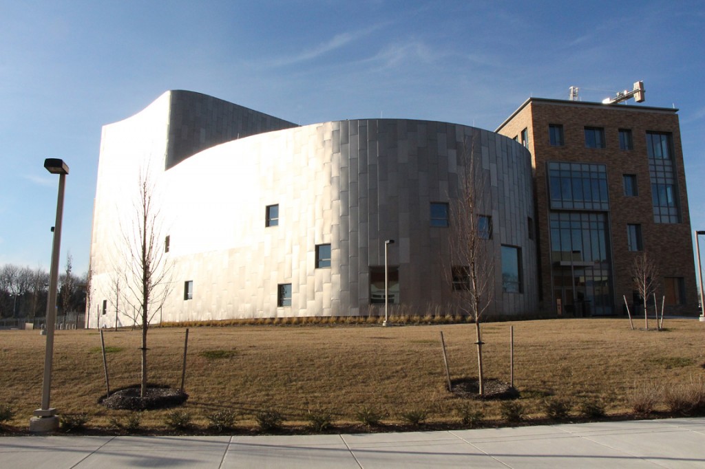 Exterior of the Performing Arts and Humanities Building