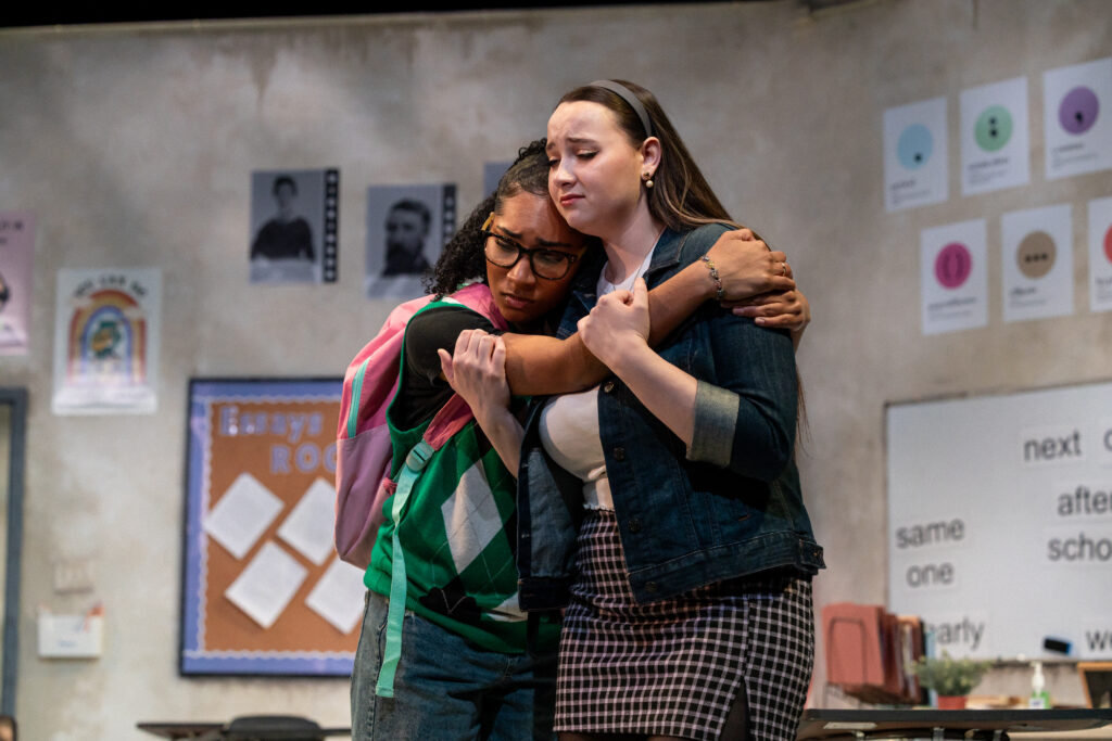 Production photo from U-M-B-C Theatre's John Proctor is the Villain. 