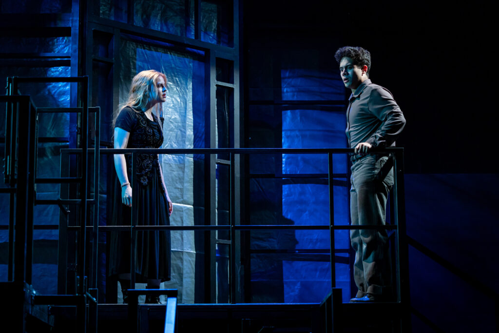 Production photo from U-M-B-C Theatre's in the darkest forest.